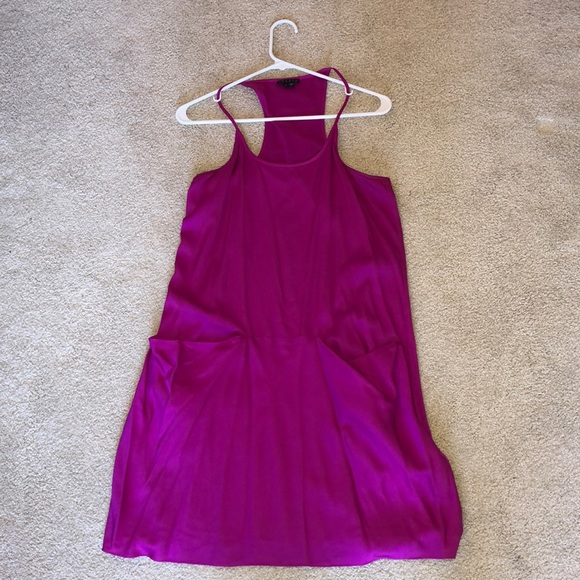 Pink Silk Theory Dress - Picture 1 of 4